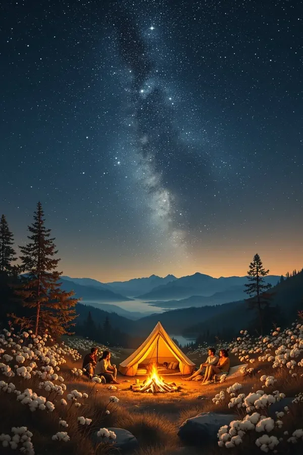 星空下的帐篷 - 露营 星空 治愈 星空下的帐篷电影海报