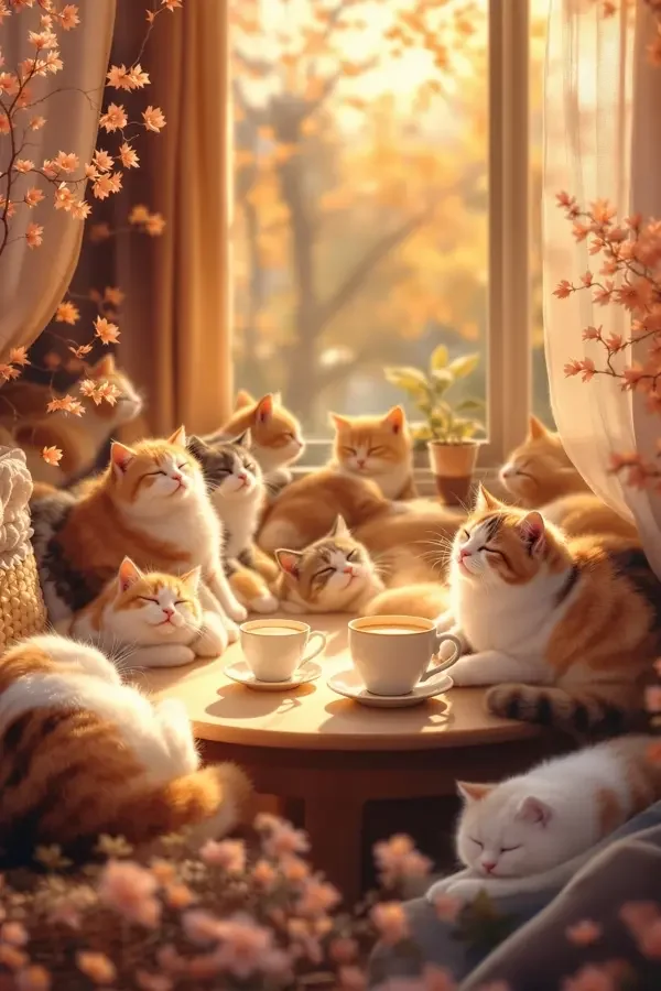 猫咪与咖啡电影海报